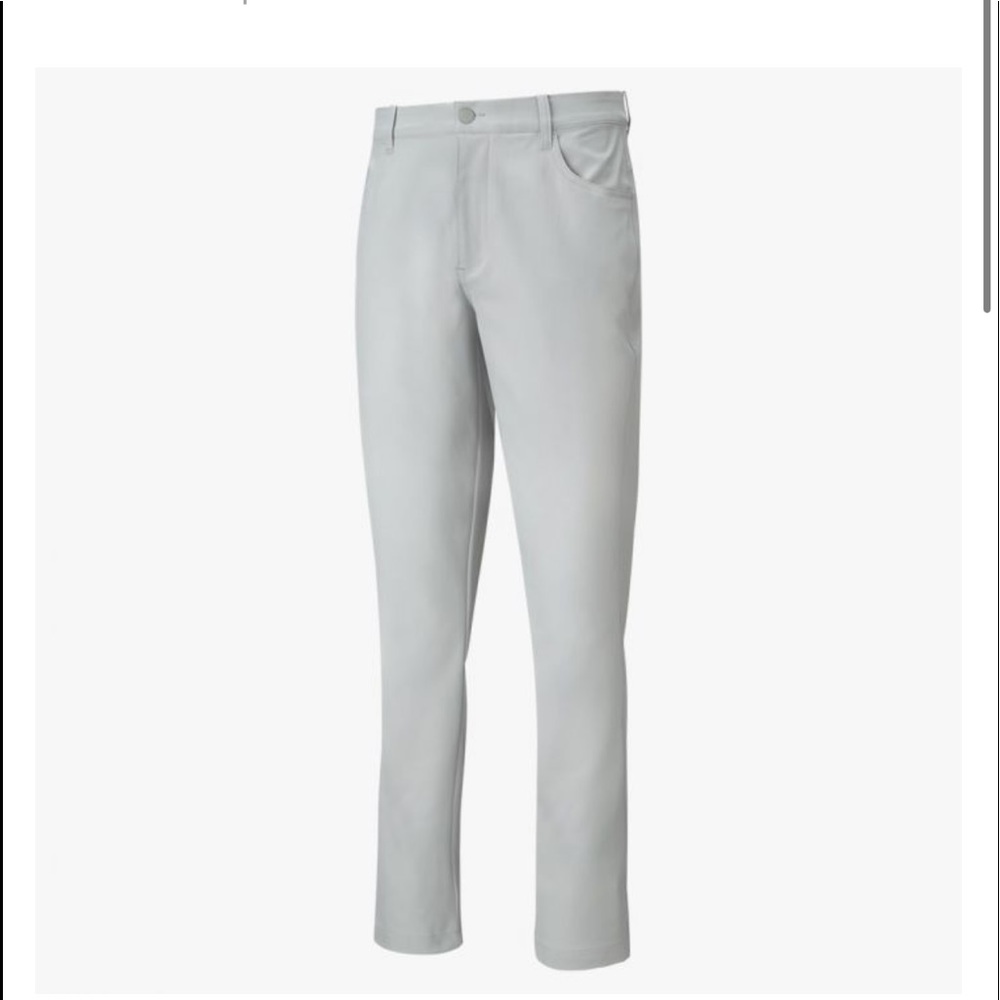 Puma Performance Fit NEW Light Gray Golf Pants